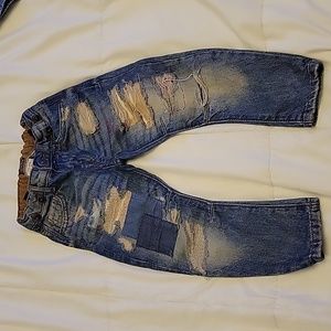 Zara boys distressed jeans